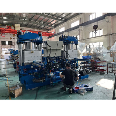 Υψηλής ποιότητας Γαλάζιο χρώμα Vakuum Rubber Siliconepress μηχανή για την κατασκευή προϊόντων κουζίνας αυτοκινητο- εξαρτήματα