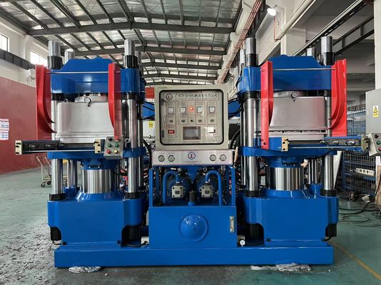 5.5 * 2-11KW Μπλε χρώμα Vakuum Rubber Siliconepress Machine για την κατασκευή προϊόντων κουζίνας