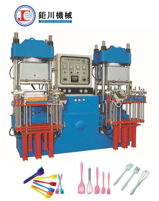 5.5 * 2-11KW Μπλε χρώμα Vakuum Rubber Siliconepress Machine για την κατασκευή προϊόντων κουζίνας